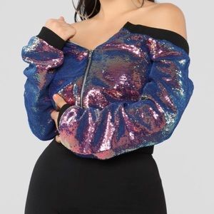 Mulitcolored Sequin Jacket